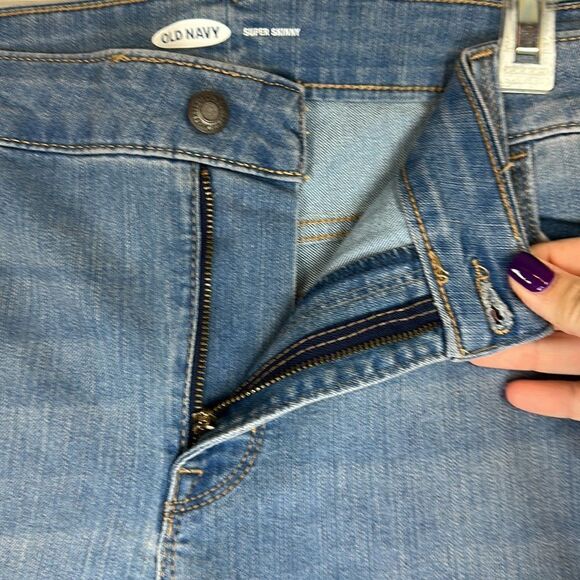Old Navy Super Skinny Jeans Size 18 LONG NWT - Picture 3 of 7